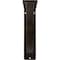 Ekena Millwork Miller Wrought Iron Bracket, (Triple center brace), Antiqued Brass 2"W x 5 1/2"D x 8"H BKTM02X05X08TMIABS - alternate 9